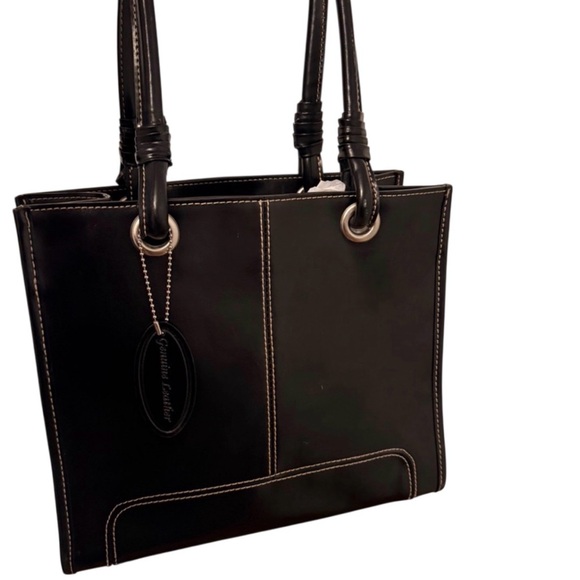 Wilsons Leather Handbags - Wilson Black Genuine Leather Handbag – Classic Structure